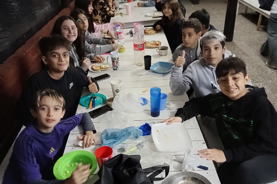Imagen del campamento de primer año