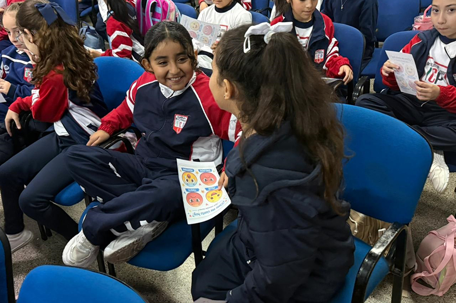 Taller de las emociones dirigida a los alumnos de tercer grado