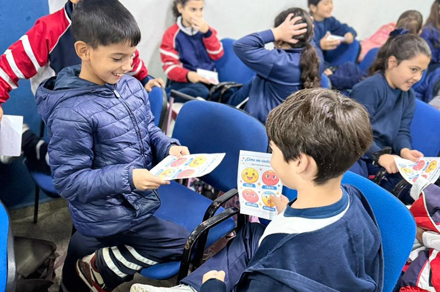 Taller de las emociones dirigida a los alumnos de tercer grado