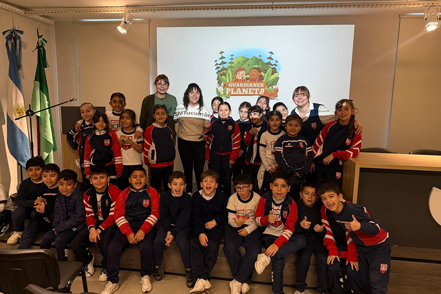 Visita a la Escuela Ambiental Dra. Yolanda Ortiz Nivel Primario