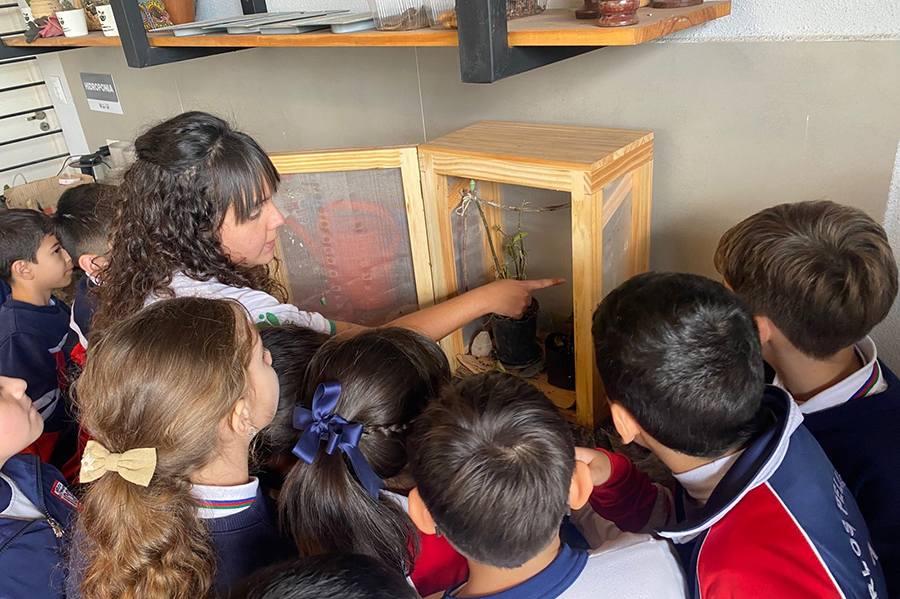 Visita a la Escuela Ambiental Dra. Yolanda Ortiz Nivel Primario
