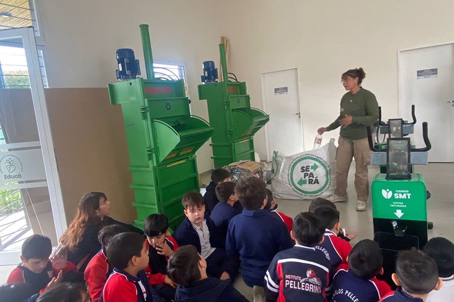 Visita a la Escuela Ambiental Dra. Yolanda Ortiz Nivel Primario