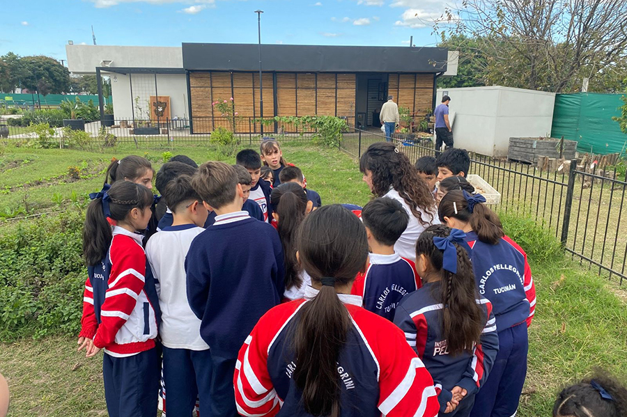 Visita a la Escuela Ambiental Dra. Yolanda Ortiz Nivel Primario